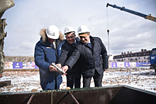 В Новосаратовке началось строительство первого детского сада