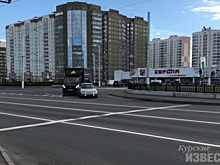В Курске столкнулись ВАЗ и грузовой фургон