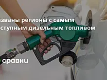 Названы регионы с самым доступным дизельным топливом