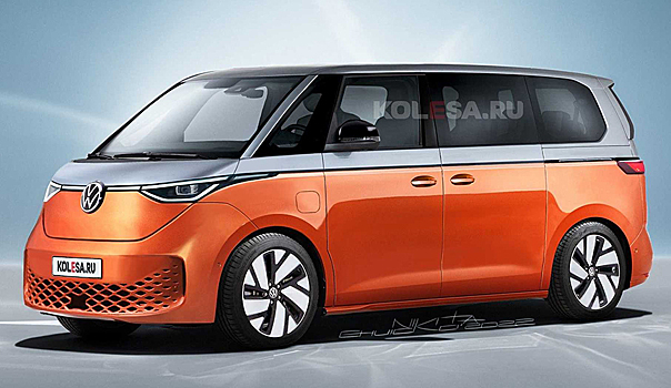В Сети опубликовали новые тизеры модели Volkswagen ID. Buzz