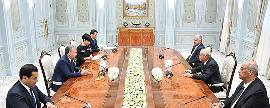 Президент Узбекистана Мирзиёев встретился с главой ведущей египетской компании