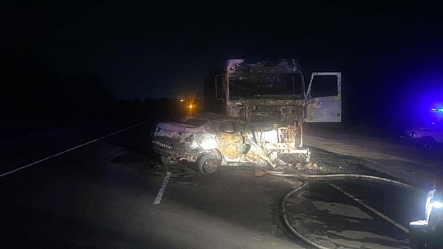 Машины сгорели: в Ростовской области мужчина погиб в ДТП с грузовиком