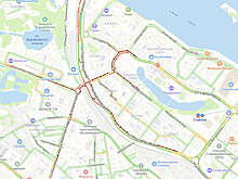 Нижегородцы застряли в гигантских пробках на Мещере