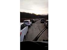 Рыбаки устроили транспортный коллапс на Русском острове