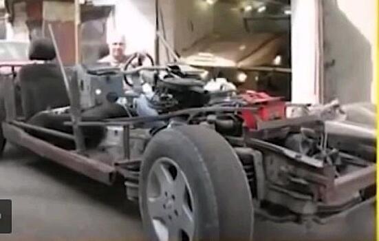 Житель Подмосковья собрал ретро-кабриолет из деталей от разных машин