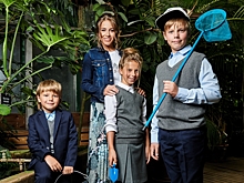 Звезды с детьми приняли участие в модной школьной съемке H&M