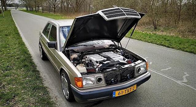 190-й Mercedes-Benz оснастили мотором V12 от «шестисотки»