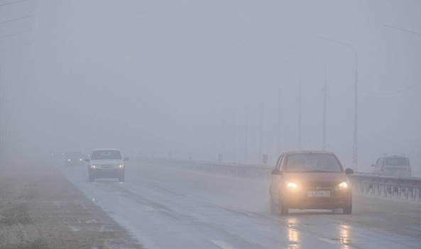 В ГИБДД волгоградцев предупредили о плохой видимости на дорогах