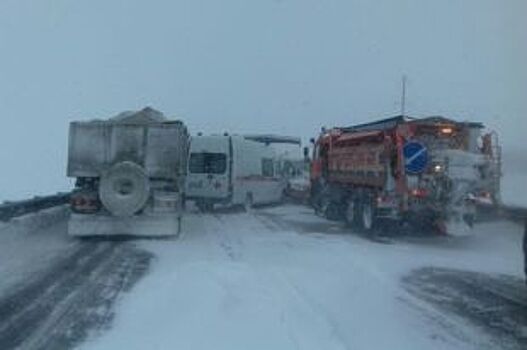 В Оренбуржье на одном участке дороги за день произошло 7 ДТП