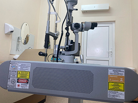 Курганский госпиталь увеличит количество глазных операций с новым лазером