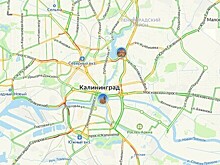 Калининград под вечер понедельника встал в пробках