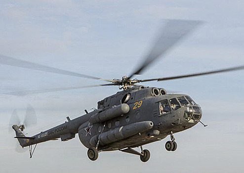 Миротворческая вертолетная эскадрилья ЦВО отработала сопровождение гуманитарных колонн в Сибири