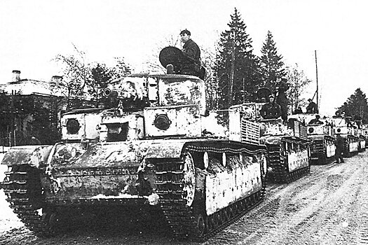 Танк Т-28 устроил рейд по захваченному Минску 80 лет назад
