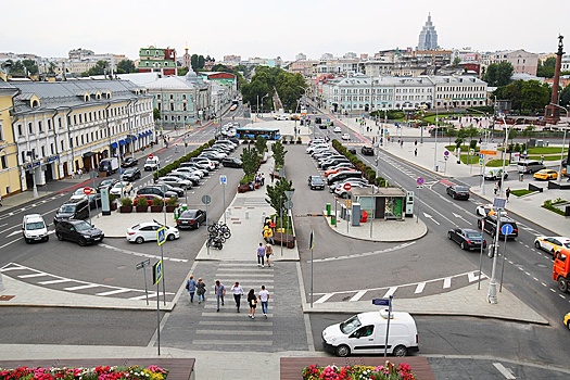 Завершено благоустройство Трубной площади в Москве