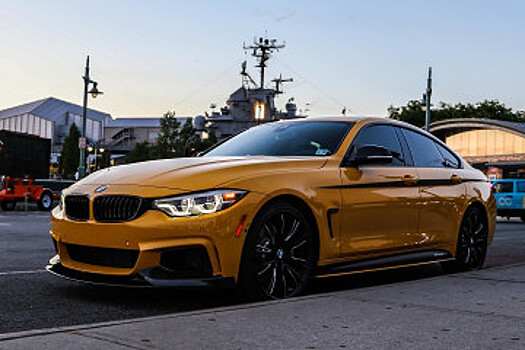 BMW 4-й серии Gran Coupé в цвете Speed Yellow