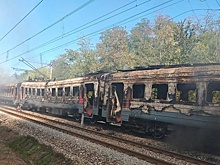 Электричка с пассажирами загорелась на ходу в Краснодарском крае