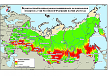 Лесные пожары возможны в Нижегородской области в мае