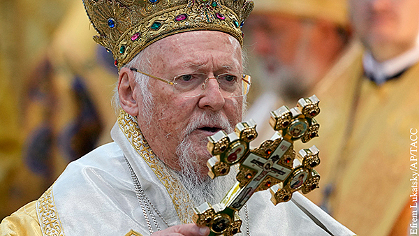 В РПЦ дали отповедь на слова патриарха Константинопольского о неблагодарности Москвы