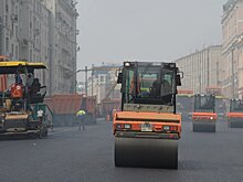 Схема движения изменится из-за укладки асфальта в центре Москвы