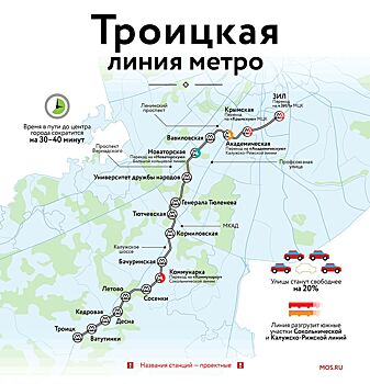 Отделка станции «Новаторская» Троицкой линии метро готова на три четверти