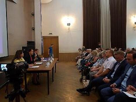 Встреча с жителями района Хорошево-Мневники пройдет 15 августа