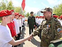 Более 80 школьников вступили в ряды «Юнармии» в Дзержинске