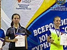 Бадминтонистки Раменского завоевали медали на соревнованиях в Великом Новгороде