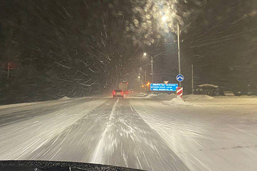 Новосибирских водителей просят остаться дома из-за метели