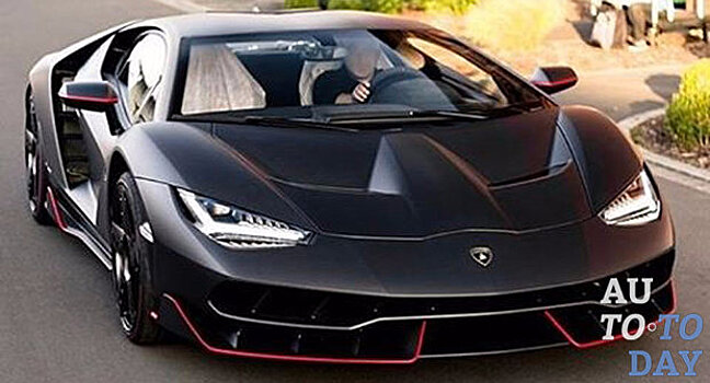 Lamborghini Centenario в магическом цвете появился в Германии