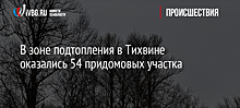 В Ленобласти начал снижаться уровень воды в реке Тихвинке в зоне подтопления