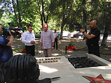 Сквер в Курске возле памятника Блинову благоустроят