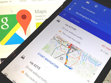"Карты" Google разрешили делиться маршрутами и местоположением с друзьями