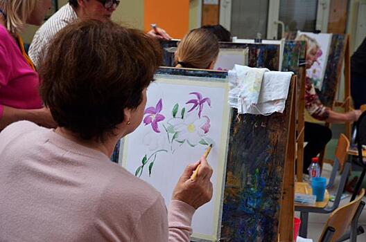 Открытый урок живописи проведут в библиотеке района