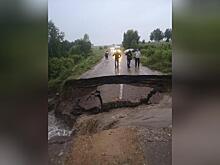 Возможность проезда на ранее смытой дороге в Сретенском районе восстановлена