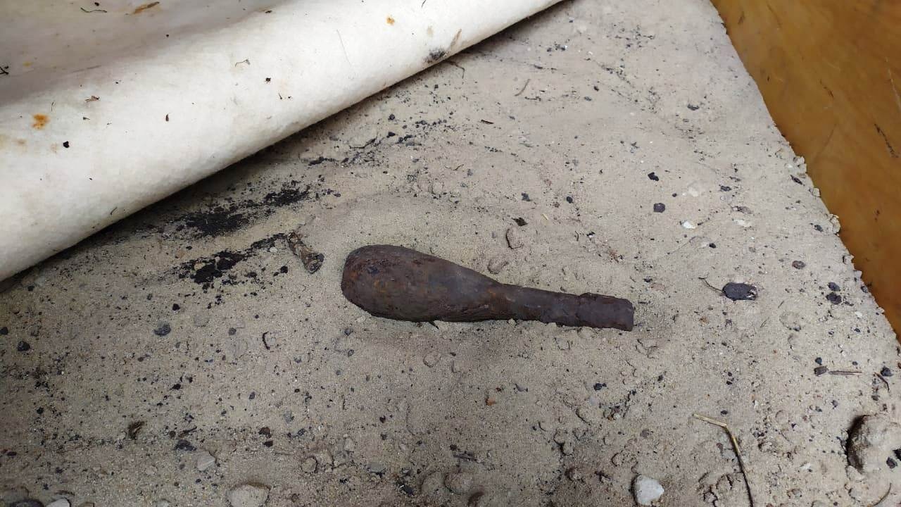 В Рыльском районе Курской области обезвредили миномётный снаряд