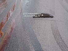 "Кровавый" след из-под автобуса напугал новокузнечан