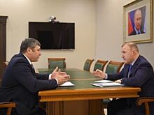 Мурат Кумпилов провёл рабочую встречу с Альбертом Османовым