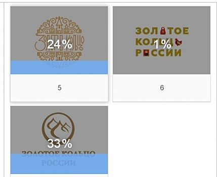 Проект Владимира лидирует в конкурсе логотипов «Золотого кольца»