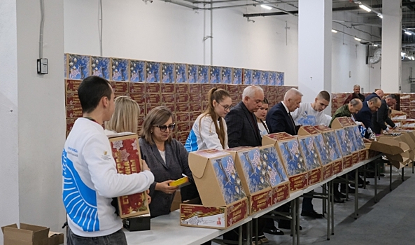 Волгоградцы отправили в зону СВО вторую партию новогодних подарков