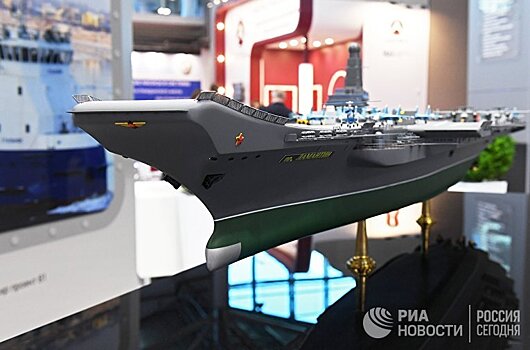 Sina (Китай): появился проект нового российского авианосца с трамплином и катапультами, способного перевозить на борту самолеты пятого поколения