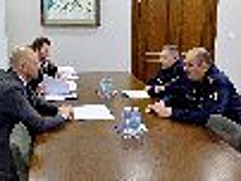 Начальник УФСИН России по Калининградской области Дмитрий Пестов встретился с Губернатором региона Алексеем Беспрозванных