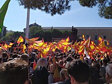 Митинг крайне правой партии собрал десятки тысяч человек в Мадриде