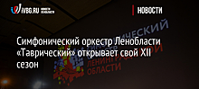 Симфонический оркестр Ленобласти «Таврический» открывает свой XII сезон