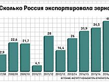 Россия продолжает оставаться мировым лидером по экспорту пшеницы