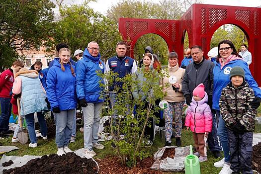 В Геническе заложили сад памяти к 79-летию Победы в Великой Отечественной войне