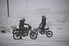 Для арктических мотогонщиков нет плохой погоды