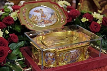 В Краснодар привезли ковчег с мощами Георгия Победоносца