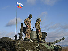 Российское военные подняли триколор в поселке у границы ДНР и Днепропетровской области