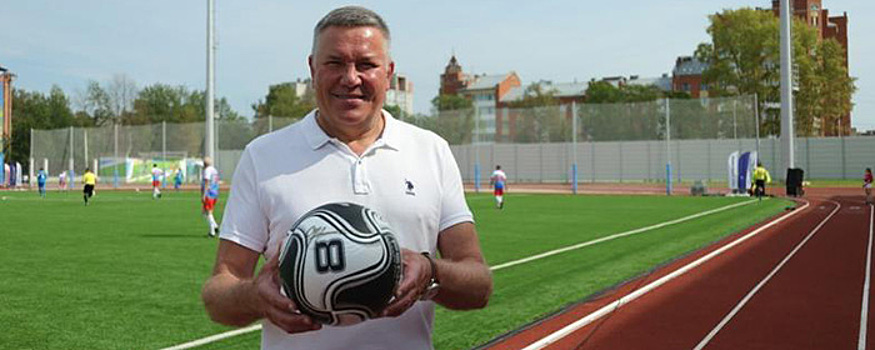 Губернатор Кувшинников торжественно открыл стадион «Витязь» в Вологде