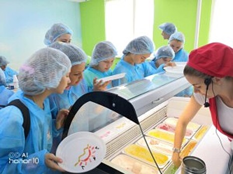 Фабрика грез: ребята из «Московской смены» побывали на экскурсии на производстве мороженого